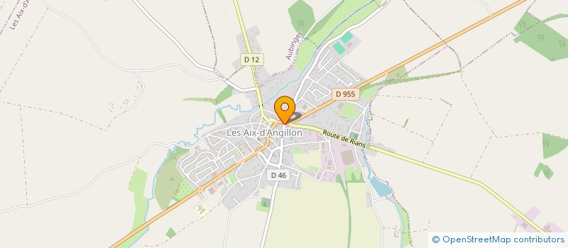 localisation de l'entreprise CHEZ LES FILLES L&A  LES AIX-D'ANGILLON