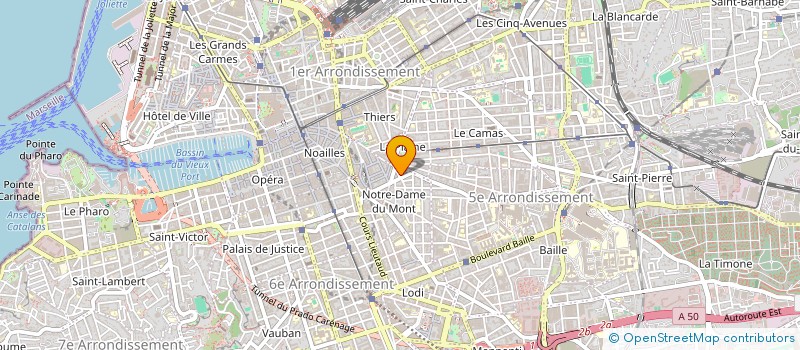 localisation de l'entreprise CHEZ LES FRANGINES à MARSEILLE