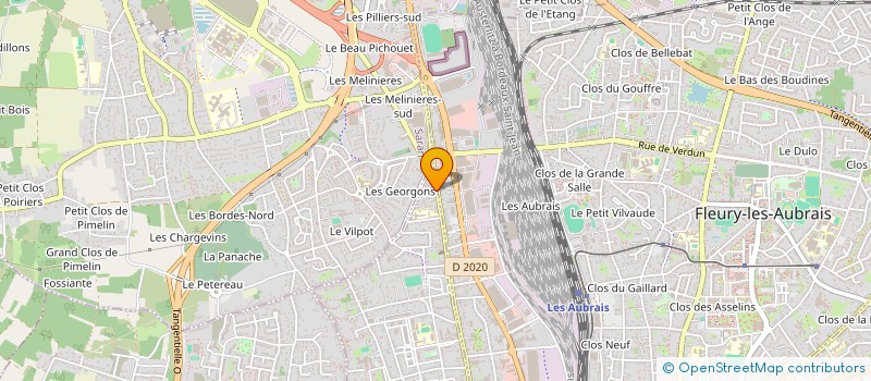 localisation de l'entreprise CHEZ LES JACQUIN à ORLEANS