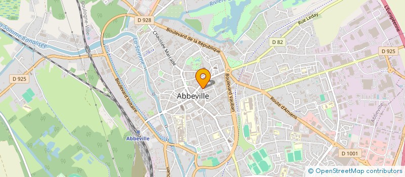 localisation de l'entreprise CHEZ LES MARIE à ABBEVILLE
