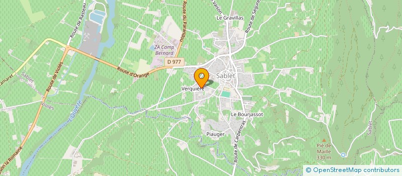 localisation de l'entreprise CHEZ LES MERON  SABLET