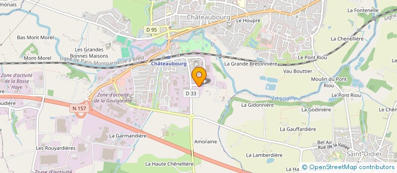 localisation de l'entreprise CHEZ LEXA à CHATEAUBOURG