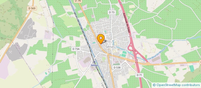 localisation de l'entreprise CHEZ LILAH  SENAS