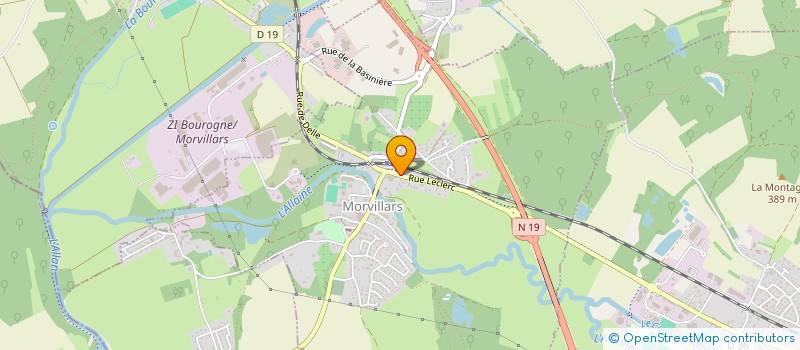 localisation de l'entreprise CHEZ LILI'ROSE  MORVILLARS