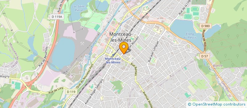 localisation de l'entreprise CHEZ LILIAN CAVE A VINS BARBUSSE/BONVENTRE  MONTCEAU-LES-MINES