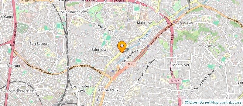 localisation de l'entreprise CHEZ LILOU  MARSEILLE