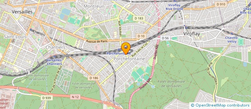 localisation de l'entreprise CHEZ LIN à VERSAILLES