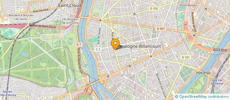localisation de l'entreprise CHEZ LIN à BOULOGNE-BILLANCOURT