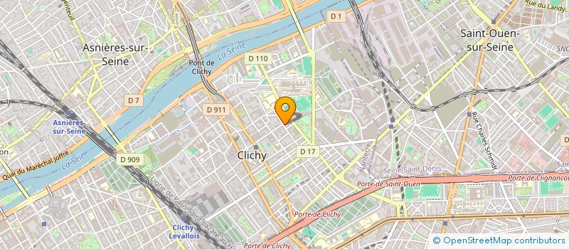 localisation de l'entreprise CHEZ LINA à CLICHY