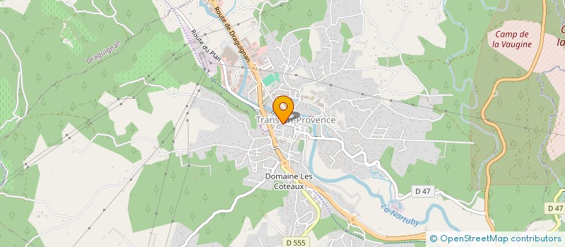 localisation de l'entreprise CHEZ LINETTE à TRANS-EN-PROVENCE