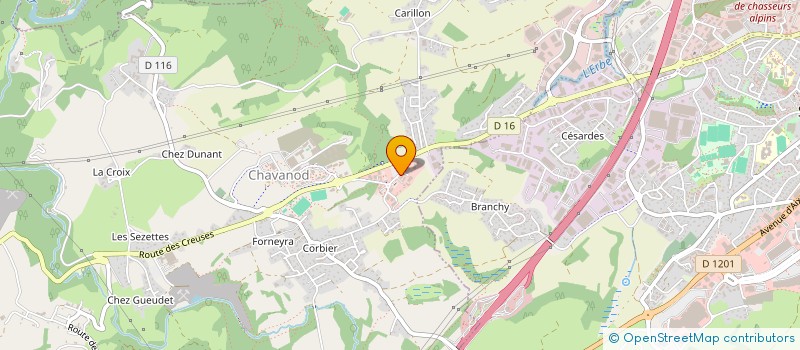 localisation de l'entreprise CHEZ LINO  CHAVANOD