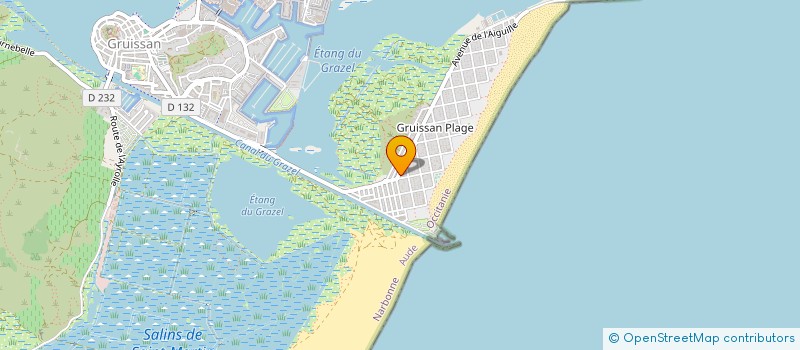 localisation de l'entreprise CHEZ LIO  GRUISSAN