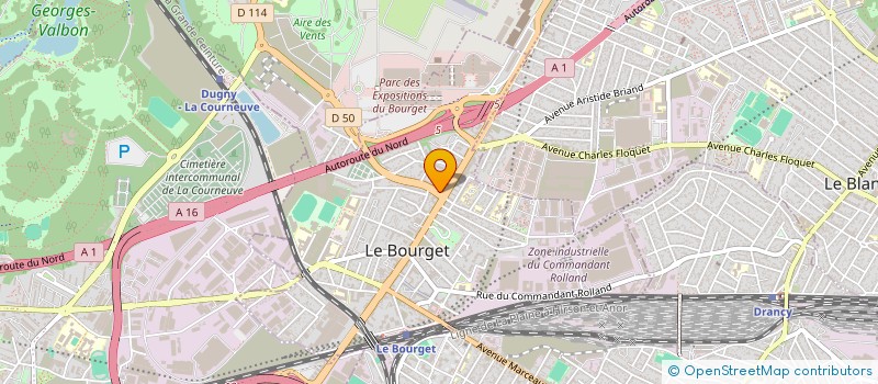 localisation de l'entreprise CHEZ LODIE à LE BOURGET