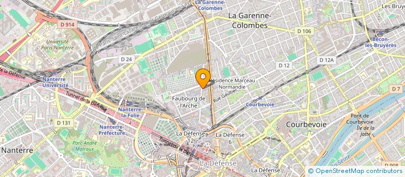 localisation de l'entreprise CHEZ LOLA à COURBEVOIE