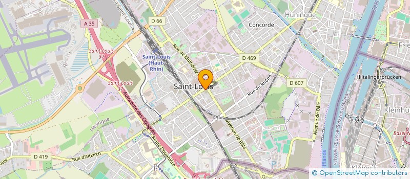 localisation de l'entreprise CHEZ LOU ET NOE  SAINT-LOUIS