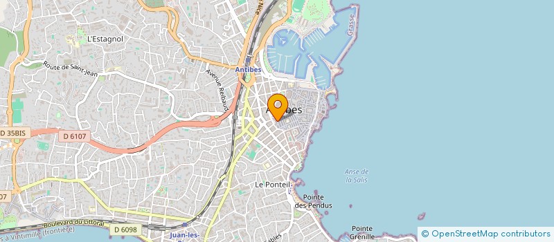 localisation de l'entreprise CHEZ LOUIS  ANTIBES