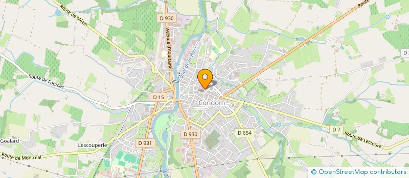 localisation de l'entreprise CHEZ LOUIS PRIMEUR  CONDOM