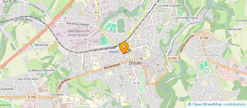 localisation de l'entreprise CHEZ LOUISETTE à DINAN