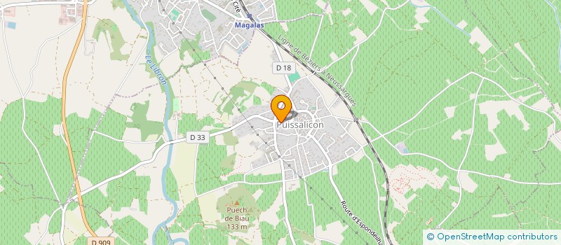 localisation de l'entreprise CHEZ LOUKA à PUISSALICON