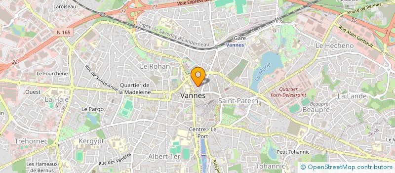 localisation de l'entreprise CHEZ LOULOU  VANNES