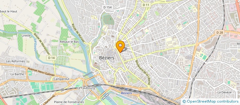 localisation de l'entreprise CHEZ LUCIEN à BEZIERS