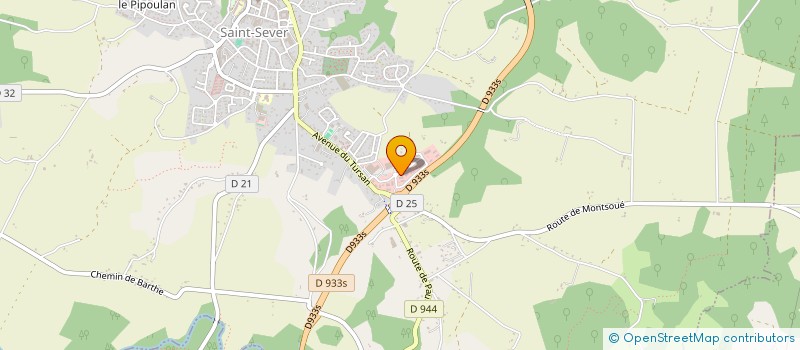 localisation de l'entreprise CHEZ LUDO  SAINT-SEVER