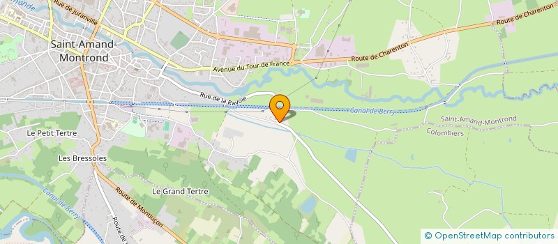 localisation de l'entreprise CHEZ MA COUSINE  SAINT-AMAND-MONTROND