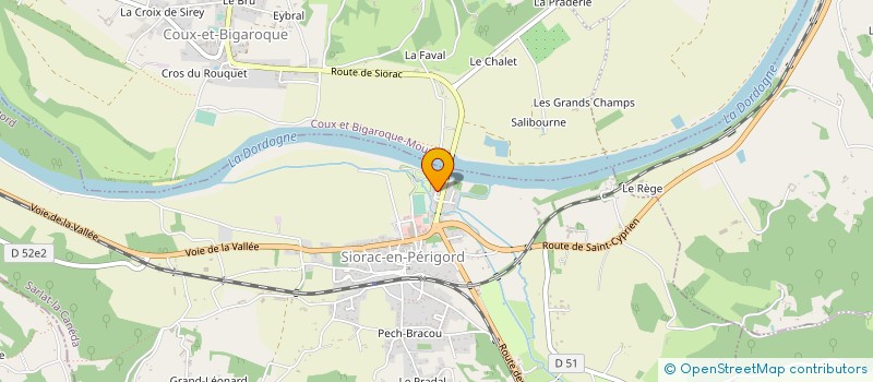 localisation de l'entreprise CHEZ MADELEINE  SIORAC-EN-PERIGORD