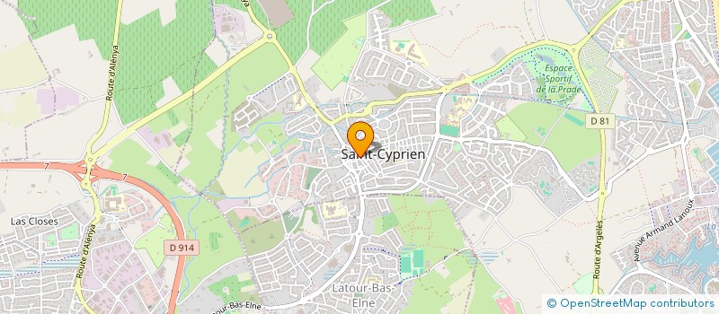 localisation de l'entreprise CHEZ MAERLLE  SAINT-CYPRIEN