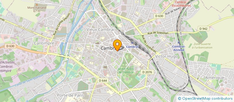 localisation de l'entreprise CHEZ MAGGY  CAMBRAI