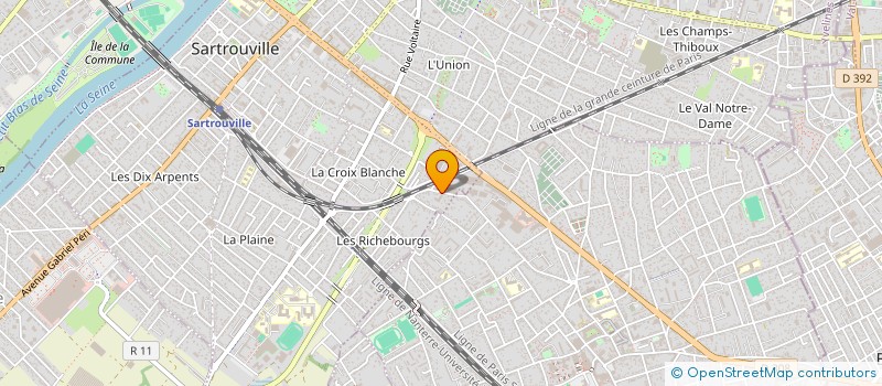 localisation de l'entreprise CHEZ MAI  SARTROUVILLE