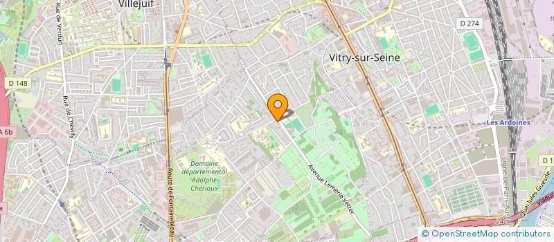 localisation de l'entreprise CHEZ MAI AU BON GOOD à VITRY-SUR-SEINE