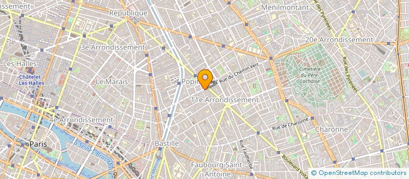 localisation de l'entreprise CHEZ MAITIS ET JEROME  PARIS