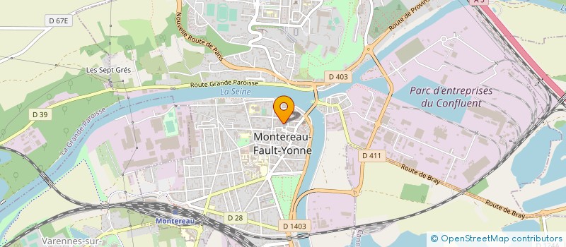 localisation de l'entreprise CHEZ MALAKE  MONTEREAU-FAULT-YONNE