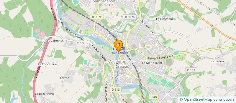 localisation de l'entreprise CHEZ MALCO ET BAIKA à ARGENTON-SUR-CREUSE