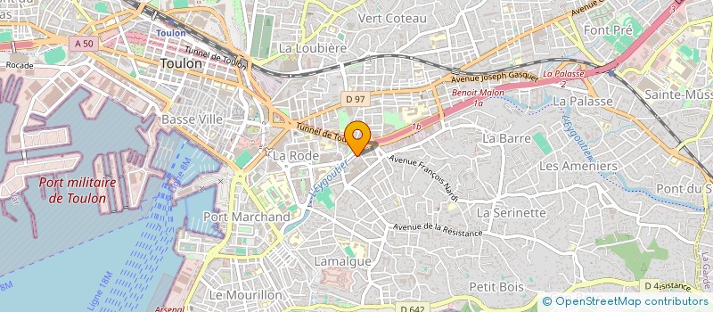 localisation de l'entreprise CHEZ MALEK  TOULON