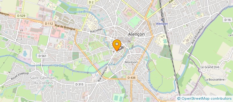 localisation de l'entreprise CHEZ MAMA 61  ALENCON