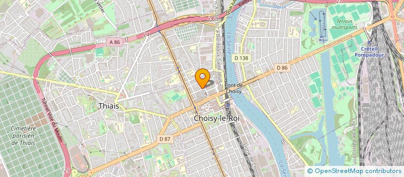 localisation de l'entreprise CHEZ MAMAN à CHOISY-LE-ROI