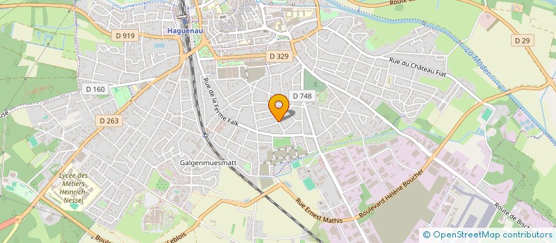 localisation de l'entreprise CHEZ MAMAN  HAGUENAU