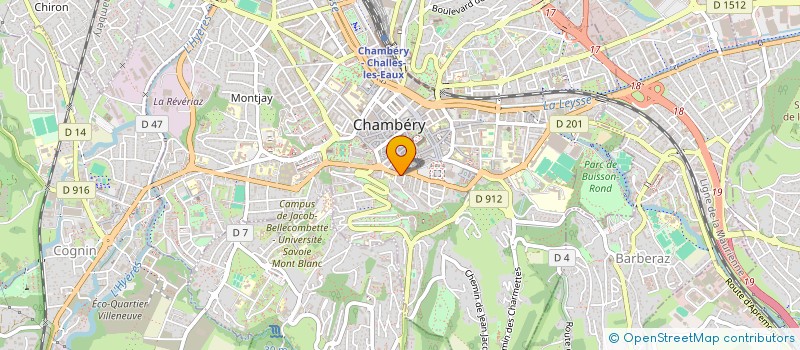 localisation de l'entreprise CHEZ MANETTE  CHAMBERY
