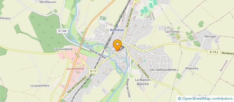 localisation de l'entreprise CHEZ MANON  BONNEVAL