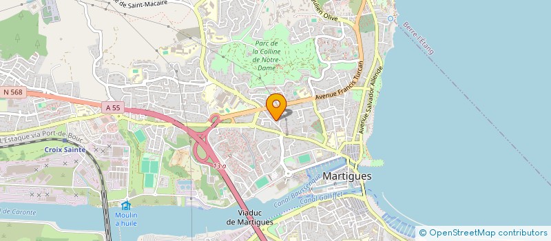 localisation de l'entreprise CHEZ MARCEL  MARTIGUES