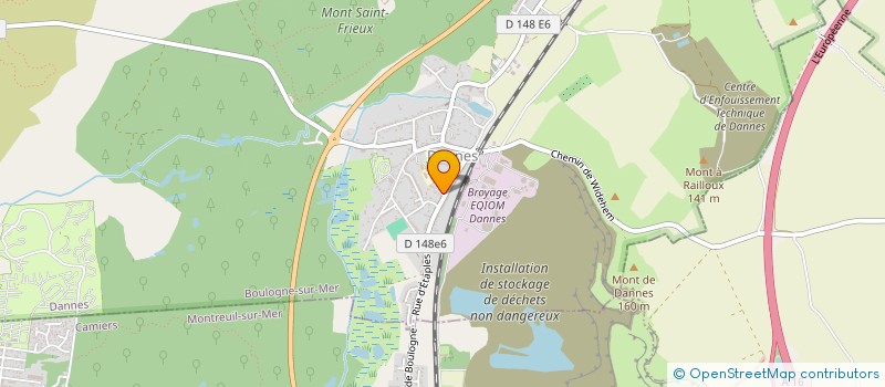 localisation de l'entreprise CHEZ MARCEL  DANNES