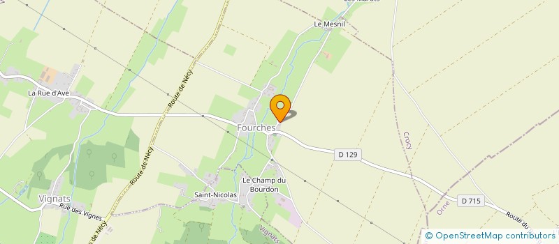 localisation de l'entreprise CHEZ MARCEL  NORREY-EN-AUGE