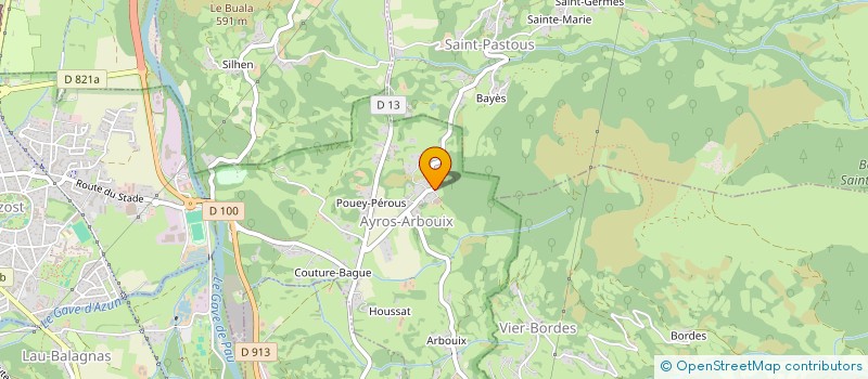 localisation de l'entreprise CHEZ MARCELLE  AYROS-ARBOUIX