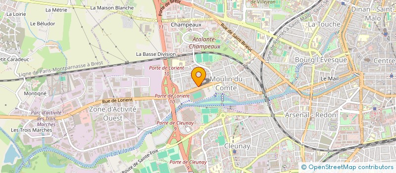 localisation de l'entreprise CHEZ MARCO EURL à RENNES