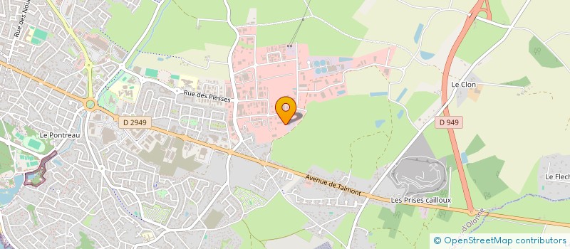 localisation de l'entreprise CHEZ MARI BLANCHISSERIE  LES SABLES-D'OLONNE