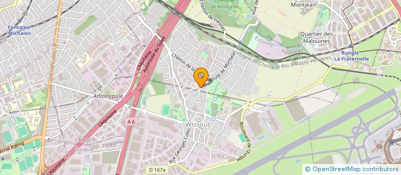 localisation de l'entreprise CHEZ MARIA à WISSOUS