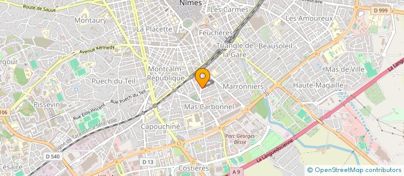 localisation de l'entreprise CHEZ MARIE  NIMES