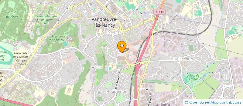 localisation de l'entreprise CHEZ MARIE à VANDŒUVRE-LES-NANCY